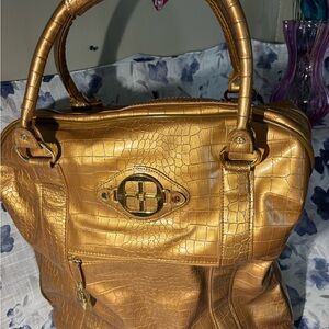 Gold Roll On Bag